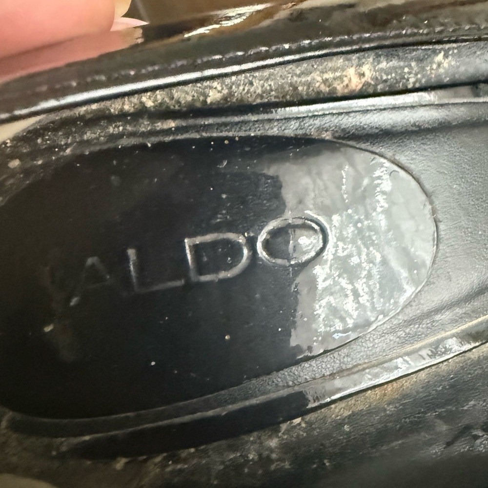 Aldo Black Patent Leather Heels - Picture 6 of 9